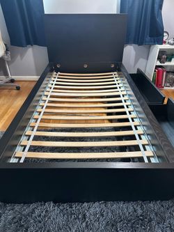 Twin Bed Frame with storage