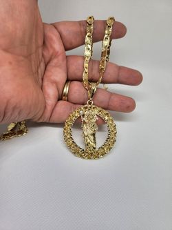 Cadena De Oro Laminado De San Judas Tadeo 