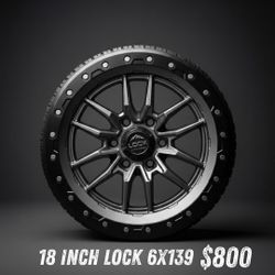 Wheels 18." LOCK 6 X139 $800 All 4.