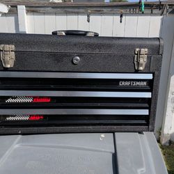 1994 Craftsman 3 Drawer Rally Box Toolbox w/ key