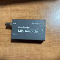 UltraStudio mini recorder
