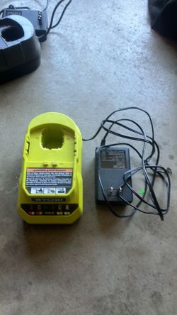 RYOBI ONE+ lithium ion battery charger
