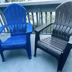 Plastic lounge chair