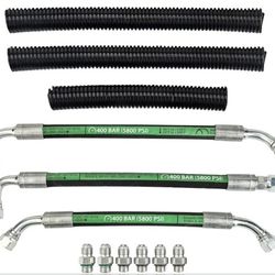 3mirrors High Pressure Oil Pump HPOP Hoses Lines & Crossover Replacement Kit Compatible with Ford Excursion F250 F350 F450 F550 Super Duty 1 7