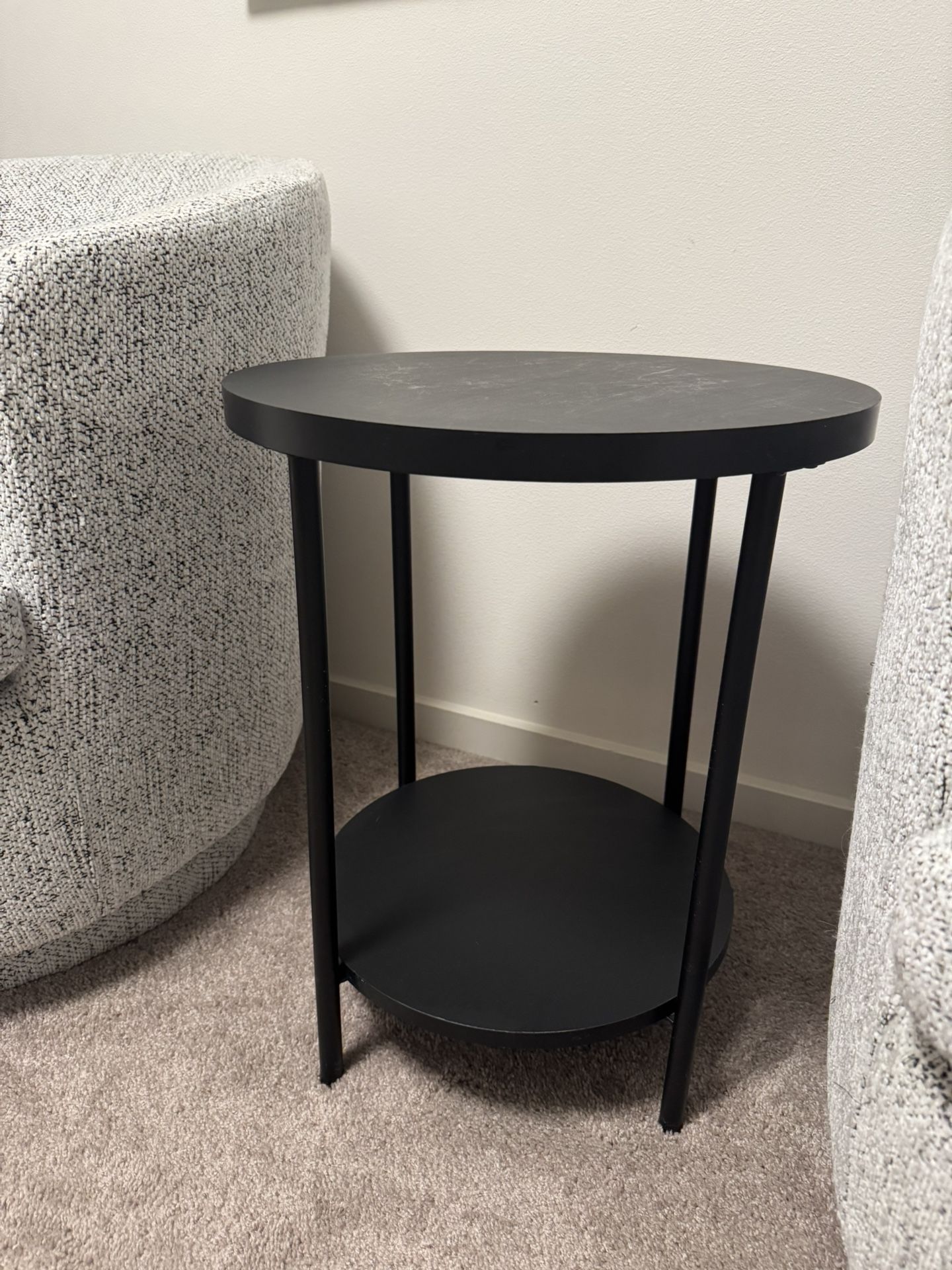 Black Side Table