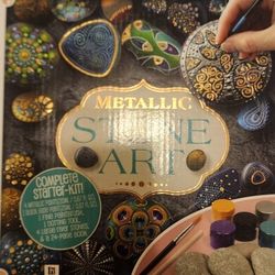 Hinkler Metallic Stone Art Complete Starter Kit New