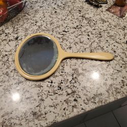 Antique Celluloid Hand mirror