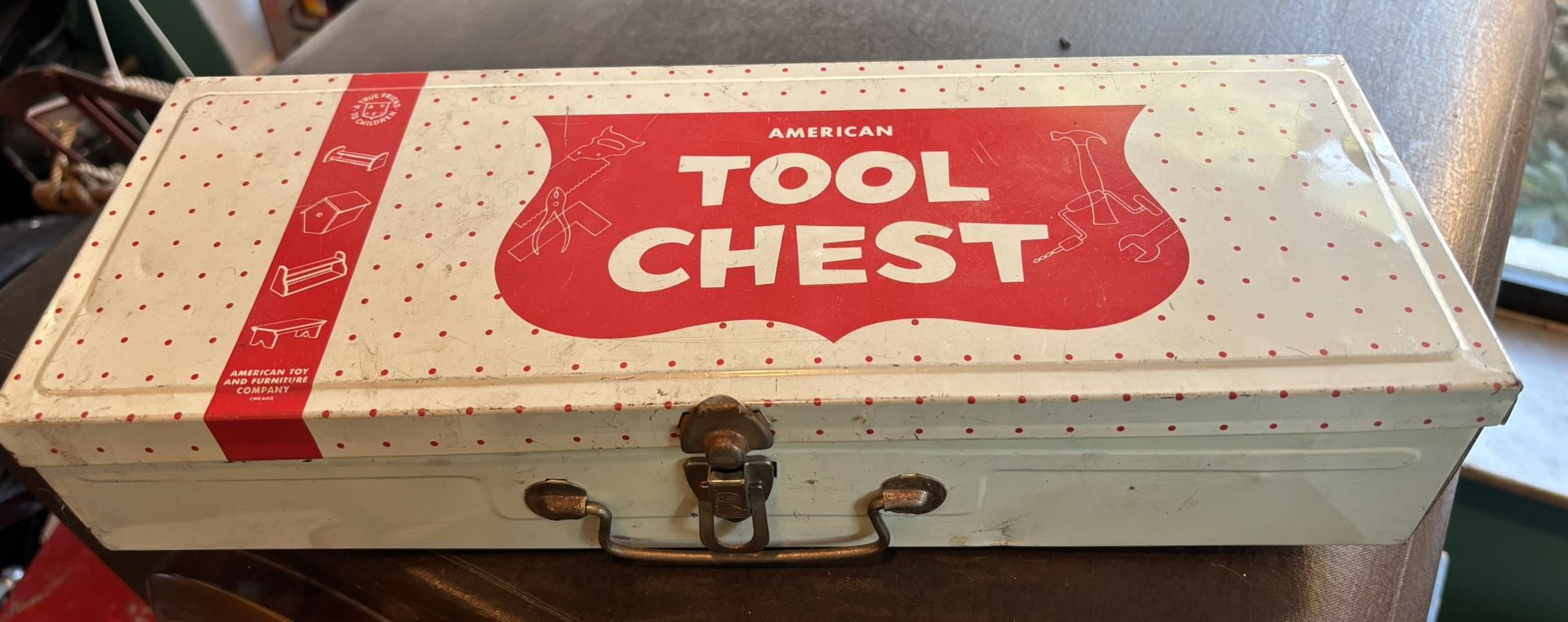 Vintage Toy Tool Box