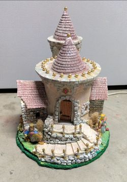 Custom handmade Princess Castle Light / Lamp / Nightlight / Vintage / Antique
