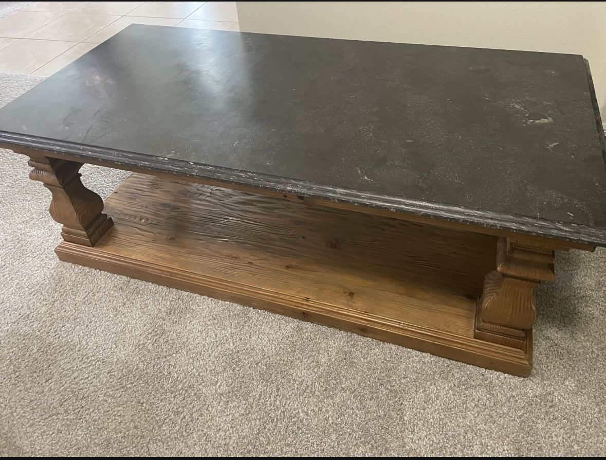 Pottery Barn Marble Top Table