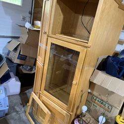 Entertainment Center, 2-piece DVD and Storage Shelves