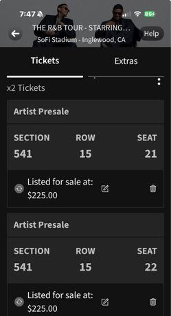 Chris Brown and usher tickets