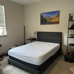 Full Size Bed, Headboard & Frame, Mattress, Box Spring 