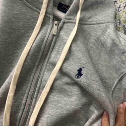 POLO RALPH LAUREN GREY ZIP UP