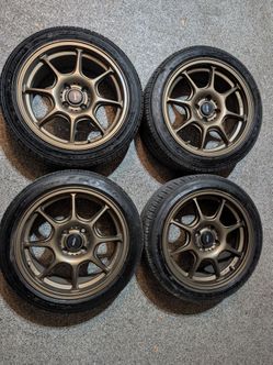 4x100 16" Konig Lockout Wheels and Tires