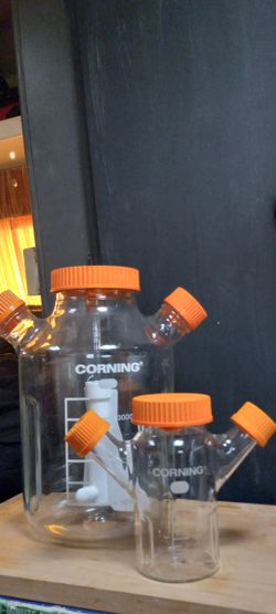 Corning Reusable Glass Spinner Flasks