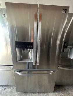LG French Door Fridge – Stainless, Ice & Water, Door‑in‑Door