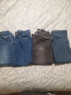 4 pair of boys size 5 jeans 2 pair relaxed fit one straight fit wonder nation brand i pair active flex brand straight fit. Total Price for all 15