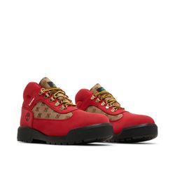 NEW Supreme x NY Yankees x Timberland Boot Mens Size 10.5 color Red/Wheat  *DEAD STOCK*