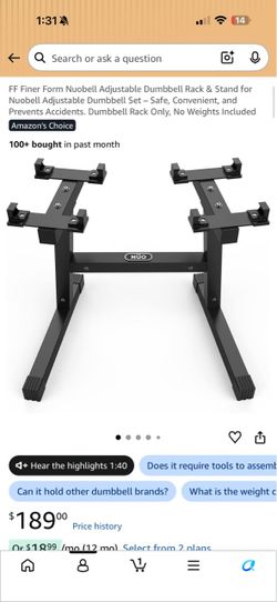 Nuobell dumbbell stand