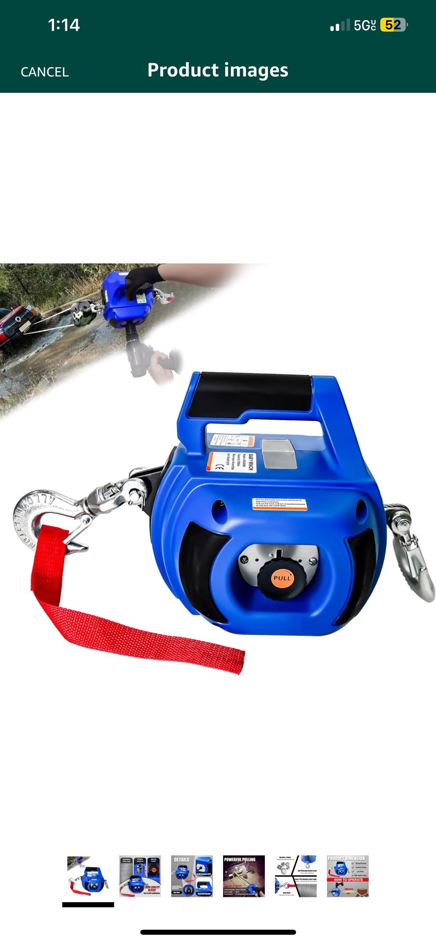 Portable Drill Winch