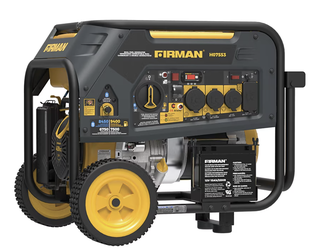 Brand New Firman 7553 GENERATOR - Dual Fuel Portable  Generator