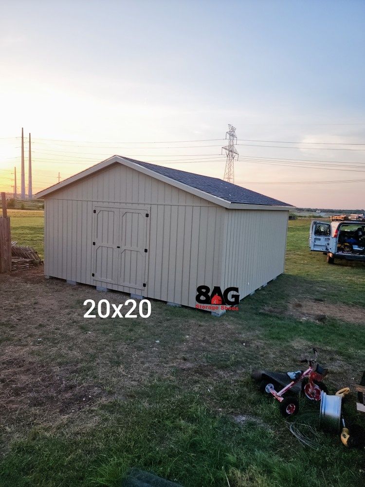 20x20 Storage Shed Father's Day Special
