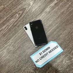 Apple IPhone X -  PAYMENTS AVAILABLE LOW AS $1 DOWN  - NO CREDIT NEEDED