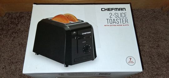New Chefman Toaster 2 Slice 