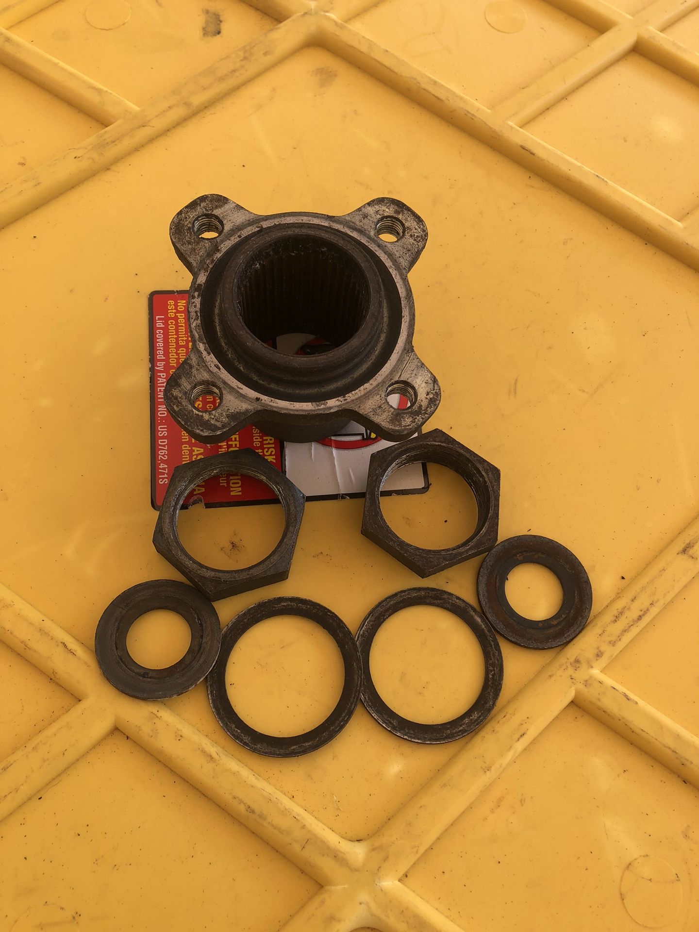 200308 Suzuki ltz400 z400 ltz400 rear sprocket hub W/Axel Nuts And