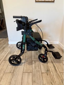 Helavo Wide 2 In 1 Rollator/Wheelchair Combo $125 OBO