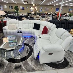 Electric reclining sectional sofa. Ask for price. 