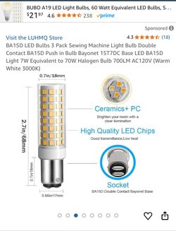 Gaormii Sewing Machine Lights 3 Pack