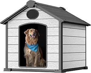 46" Large Dog House Outdoor Weatherproof