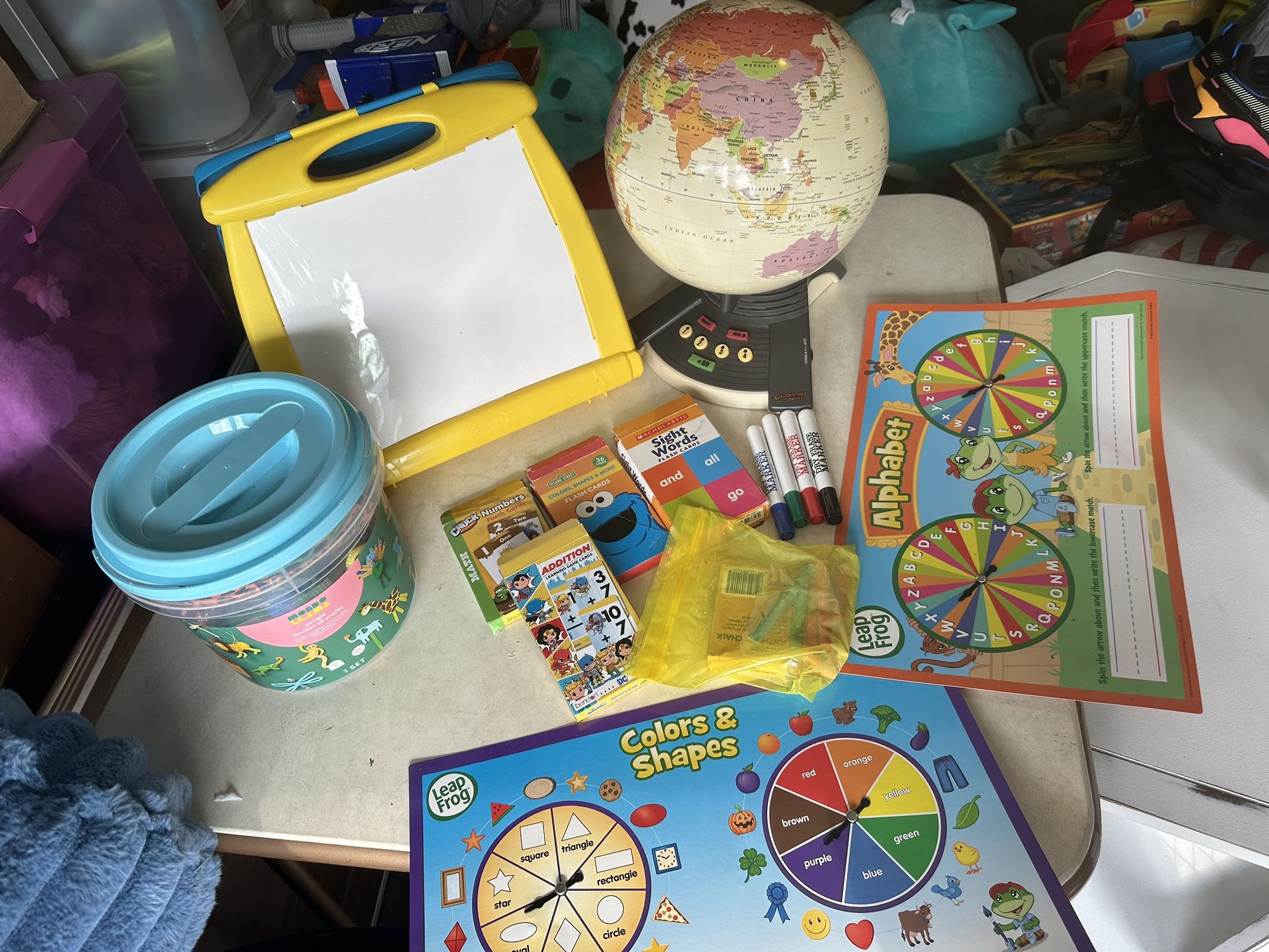 Kids Learning And Crafting 