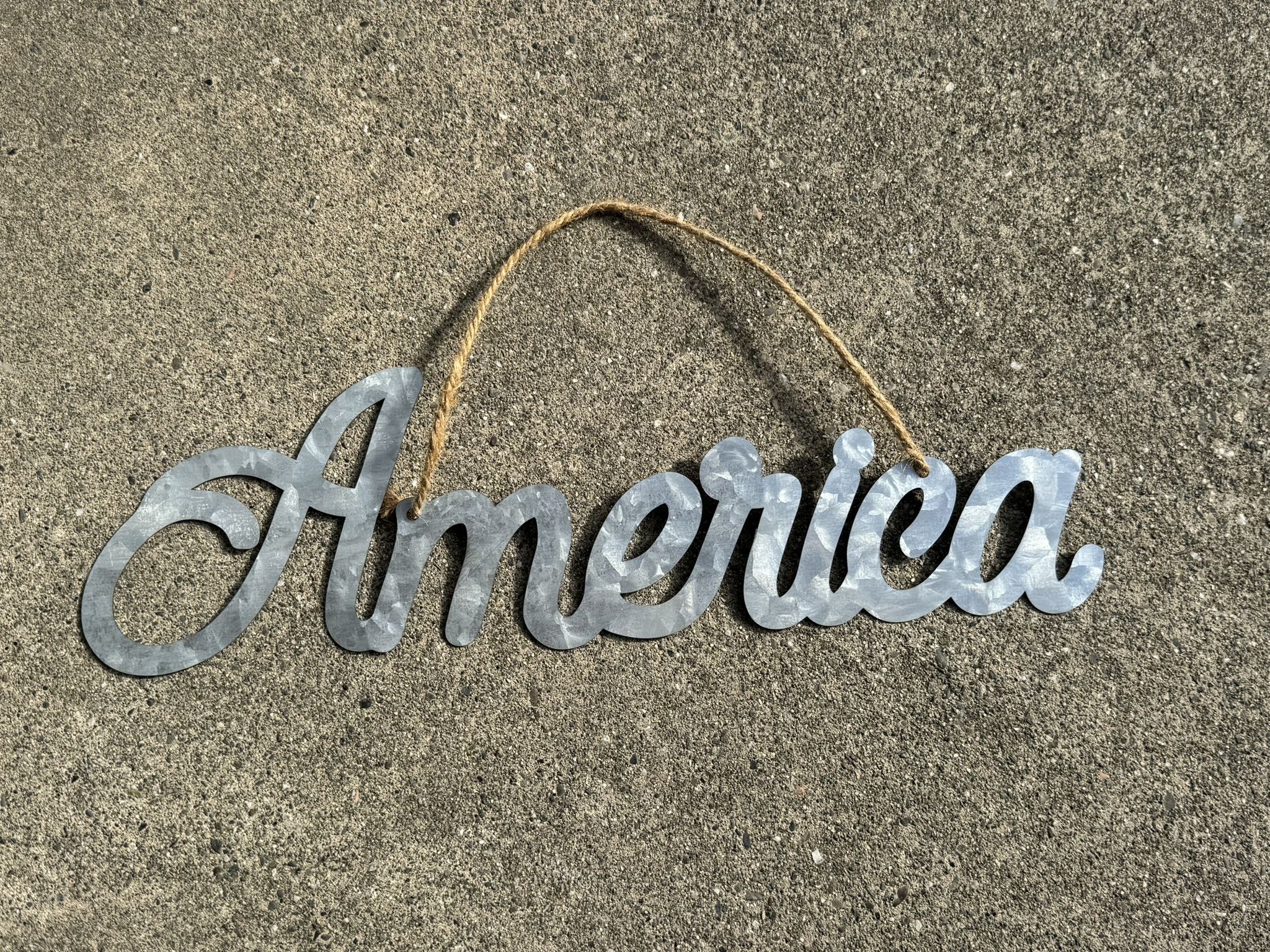 America Steel Sign 