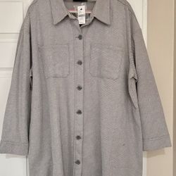 Lane Bryant Relaxed Shacket Duster