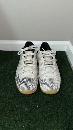 Air Jordan 11 Low Snakeskin Sneakers