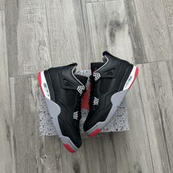 Retro Air Jordan 4 Bred Reimagined Size 10.5