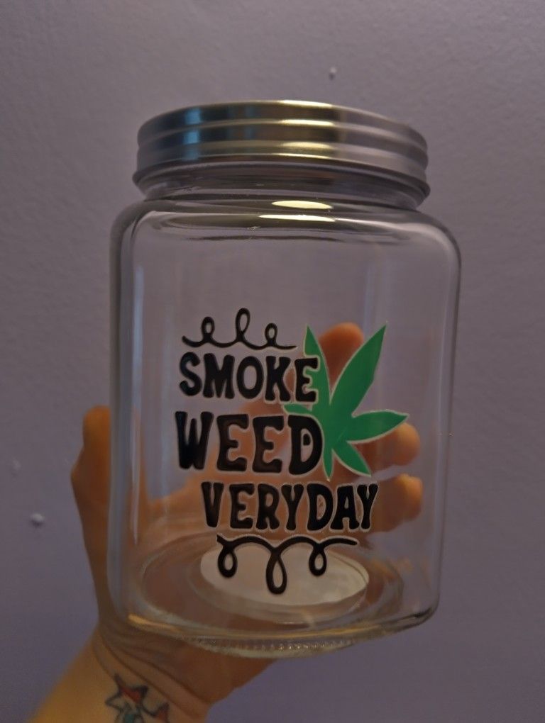Customized Stash Jar Jumbo Sized