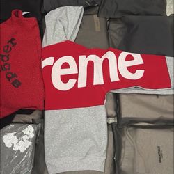 Red Stitch Supreme hoodie 