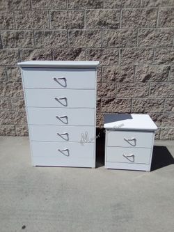 White Bedroom Dresser Set!