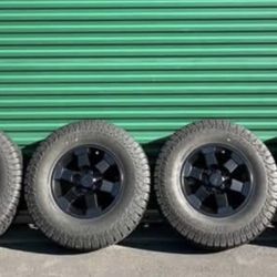 Toyota TRD Tacoma, FJ Cruiser, Powder Coated TRD 16" wheels, New tires, New TPMS sensors, New Lug nuts