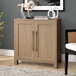 Chabot 28” Gray Oak Accent Cabinet