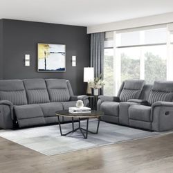 2PC Gray Sofa & Loveseat 💥SPECIAL💥