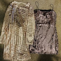 Gold Sequence Dresses