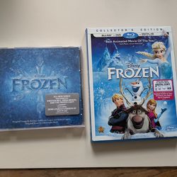 Frozen DVD, Blu-ray, and music disc