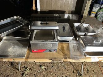 Nemco Commercial Food Warmer with Steam Table Pans