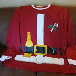 Holiday Fleece Santa Cruz Next Pullover Sweatshirt Size 2XL Perfect For The Ugly Christmas Sweater.