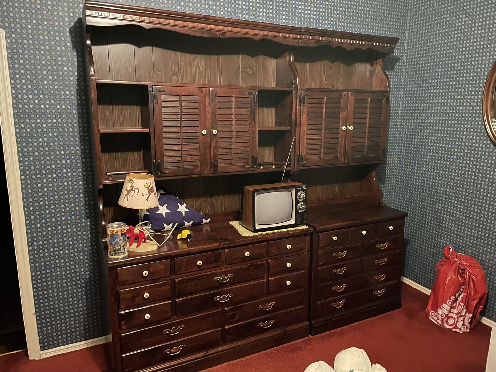 Ethan Allen Pine Bedroom Set 5 Pieces $500 Or Best Offer